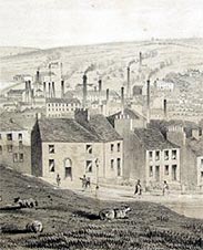 Burnley in about 1850