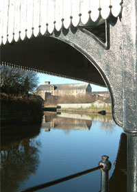 The Leeds and Liverpool Canal at Burnley Wharf